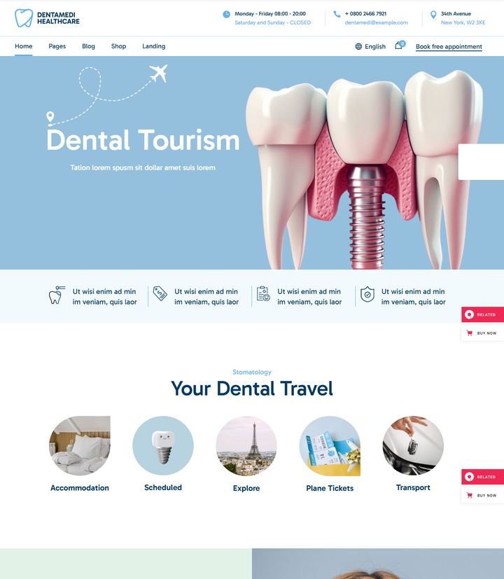 DentaMedi website design by Web Design UAE