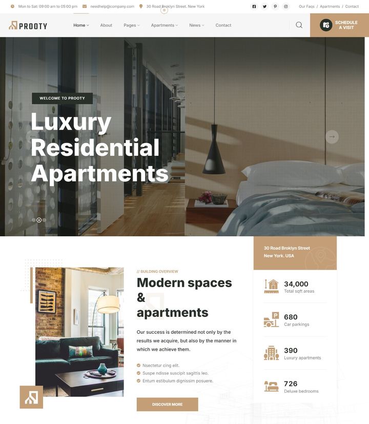 Prooty website design by Web Design UAE