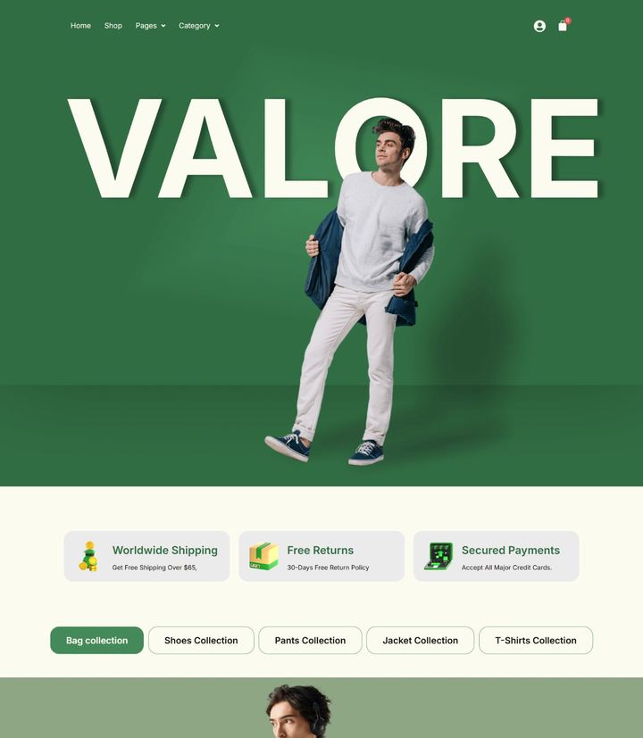 Valore website design by Web Design UAE